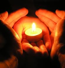 candle blessing candle blessing