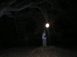 orb above a person